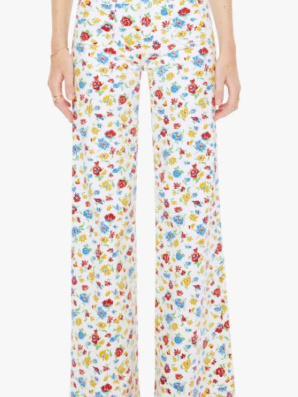 Mother NEW The Hustler Roller Patch Pocket Sneak Jean